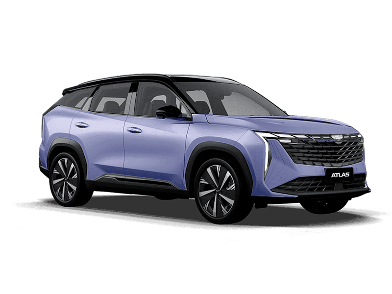 Купить Geely Atlas Новый в Волгограде - Starry Blue / Серо-голубой металлик